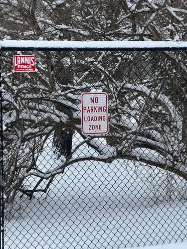 Snow day, but parking rules still apply.